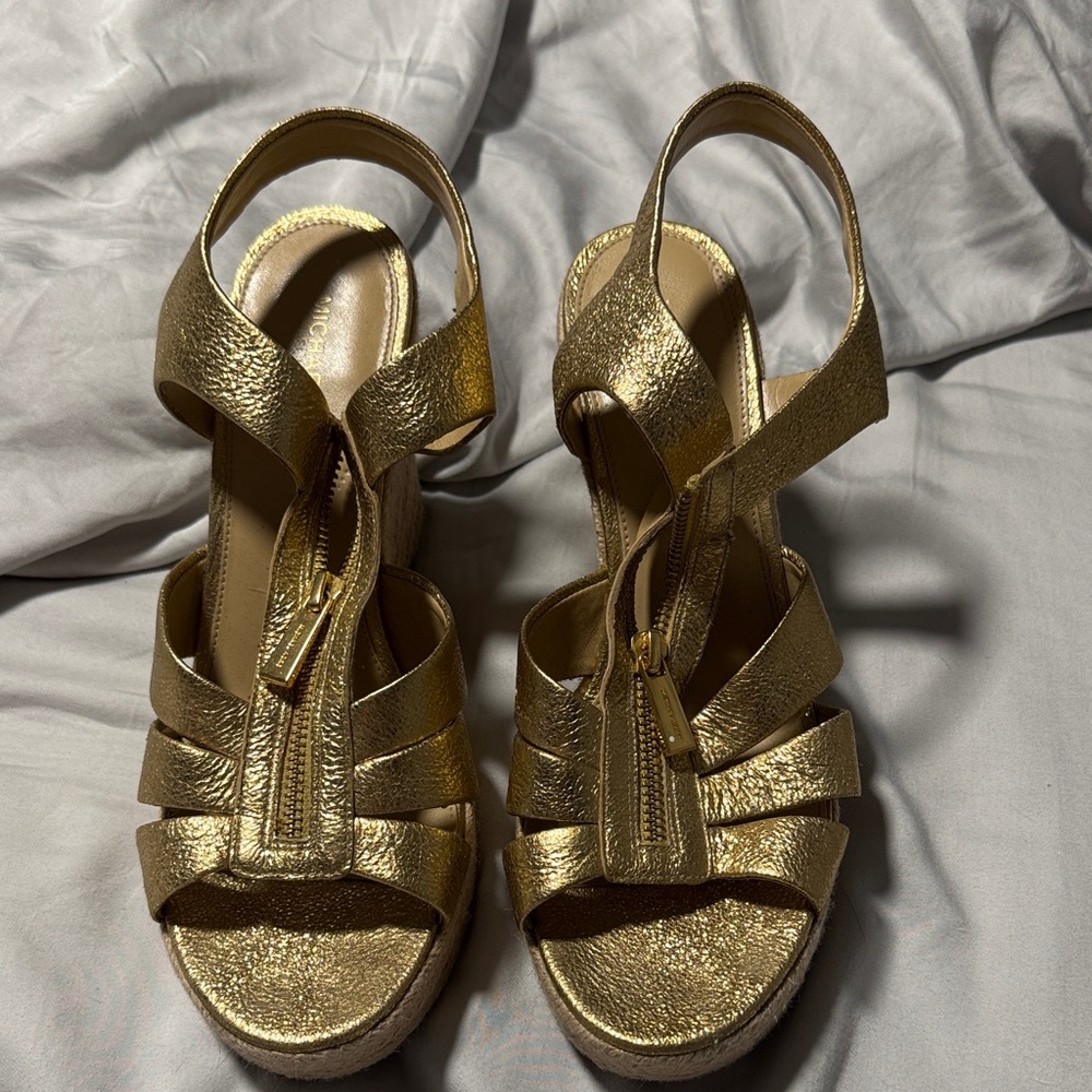Michael Kors Gold Women's Sandals